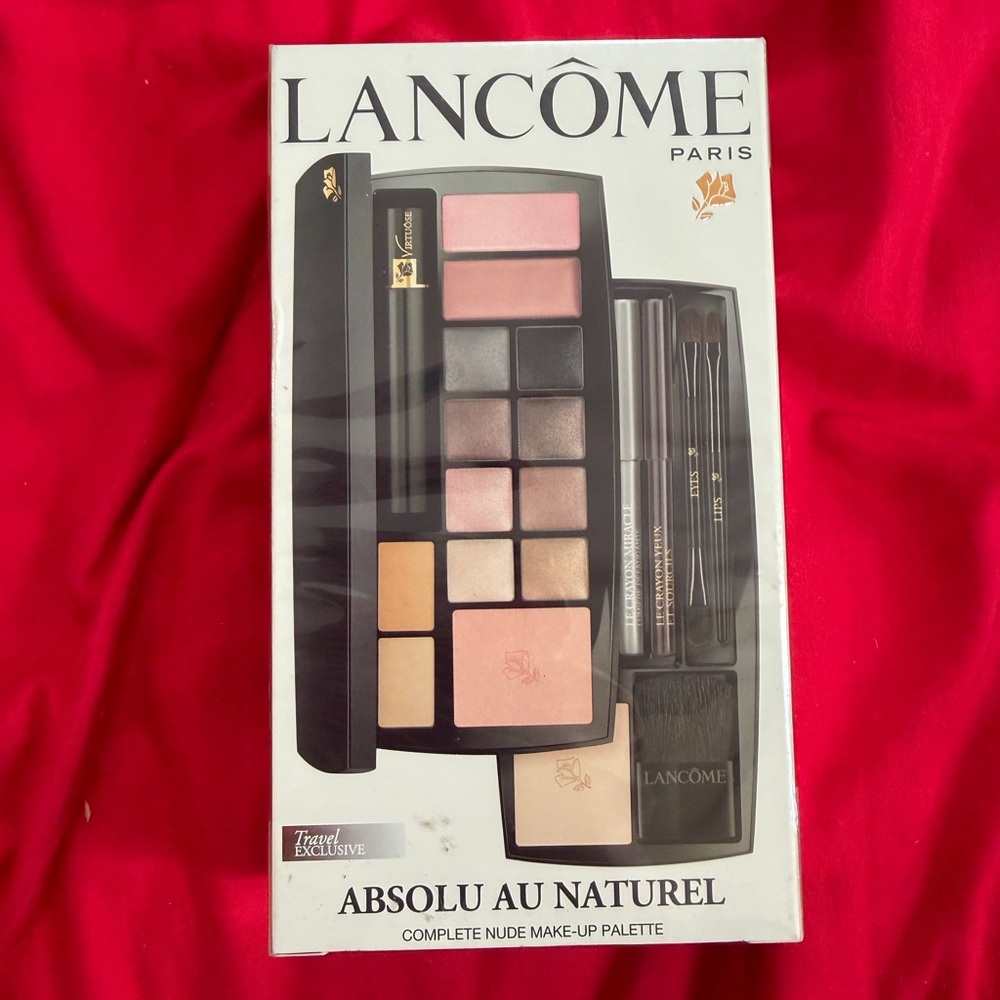 Discontinued Lancome Absolu Au Naturel Makeup Palette - Pink and Black